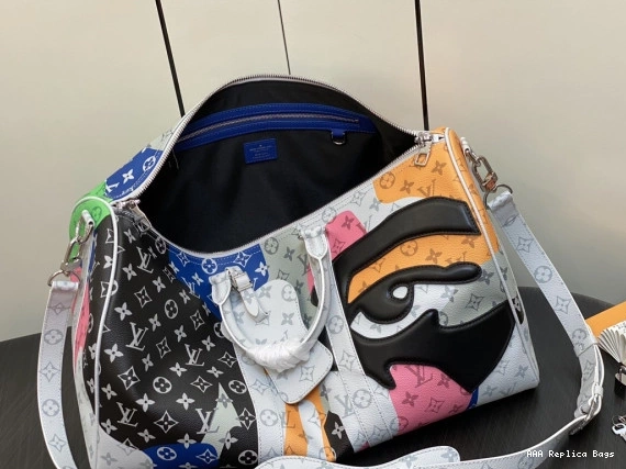 Aaa replica bags BANDOULIÈRE VUITTON KEEPALL 45  LOUIS 0807